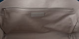 Deauville Large Blue Leather Tote