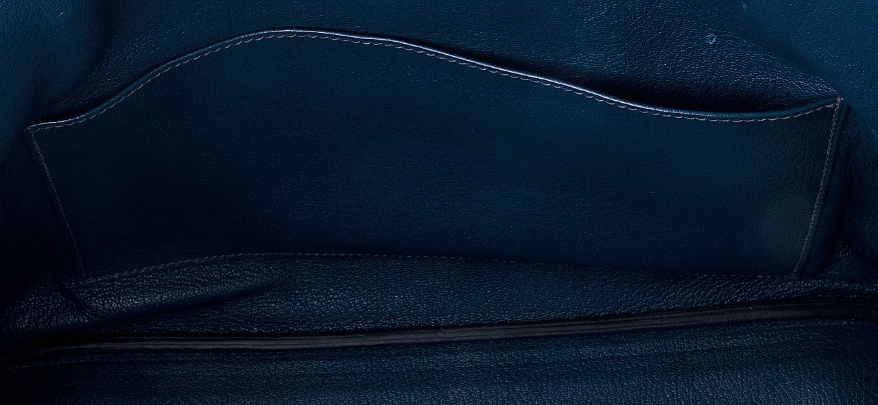 Birkin 35 Navy Blue Taurillon Clem.