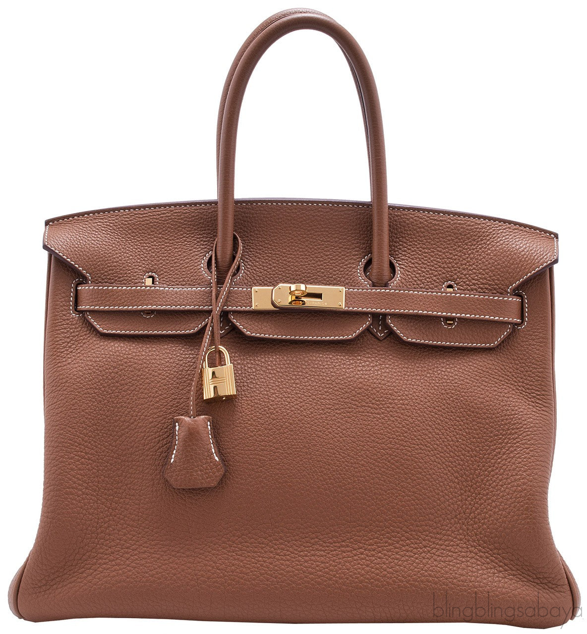 Birkin 35 Gold Taurillon Clem