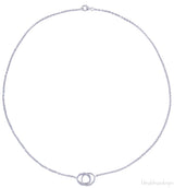 White Gold LOVE Necklace
