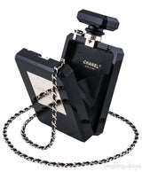 Black Plexiglass Perfume Bottle Bag