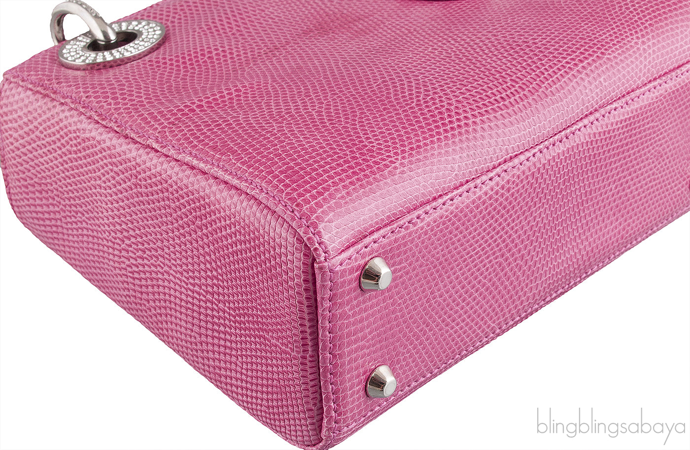 Lady Dior Pink Mini Lizard