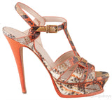 Python Tribute Platform Sandals