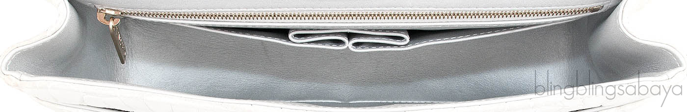 Classic Silver Metallic Crocodile Brass Matte CC
