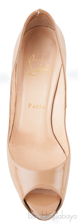 Very Prive 120 Nude Peep Toe Pump