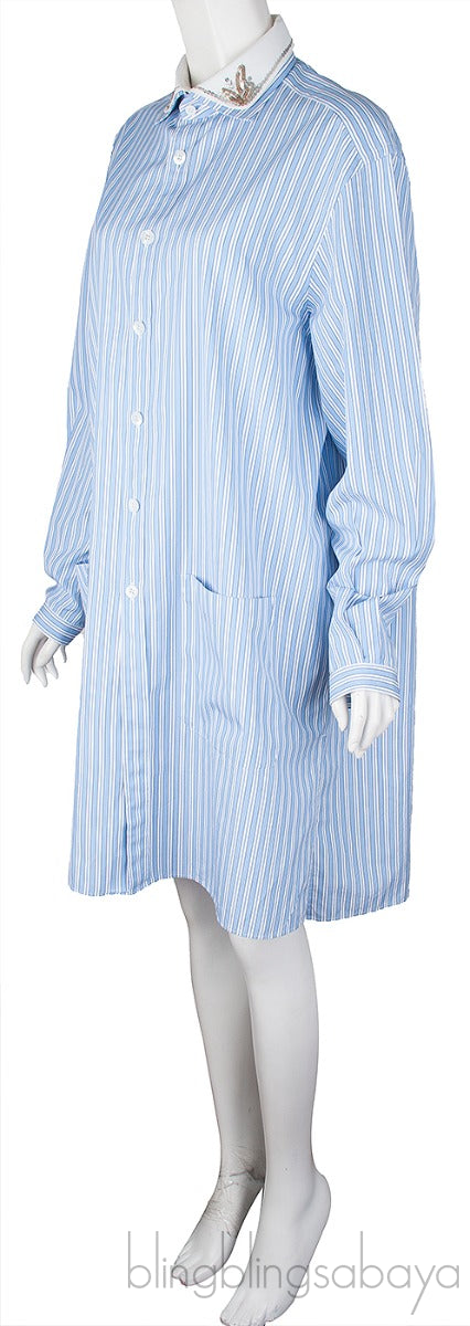 Oversize Shirt Dress w/ Pocket
