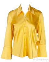 Plain Yellow Long Sleeve Shirt