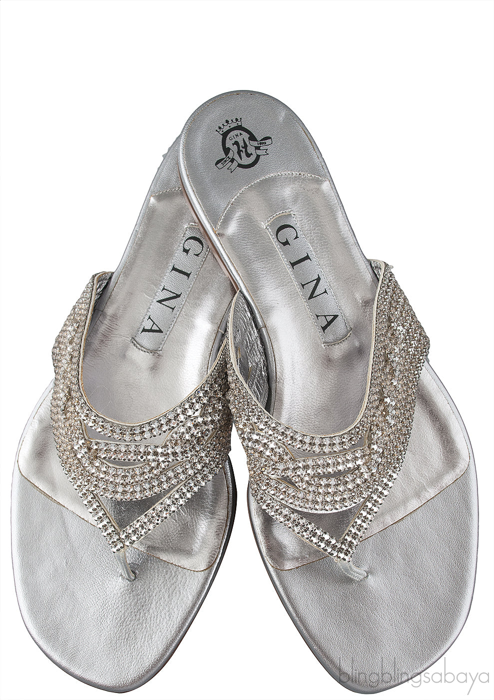 Orlando Flat Silver Sandals