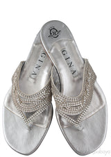 Orlando Flat Silver Sandals