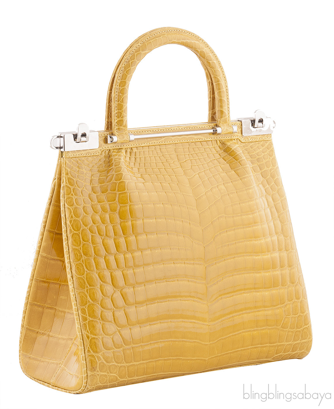Crocodile Raffles Handbag