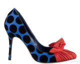 Tri-color Polka Dot Heels