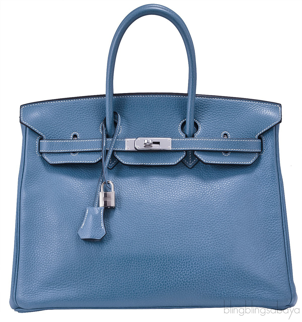 Birkin 35 Blue Jean Togo