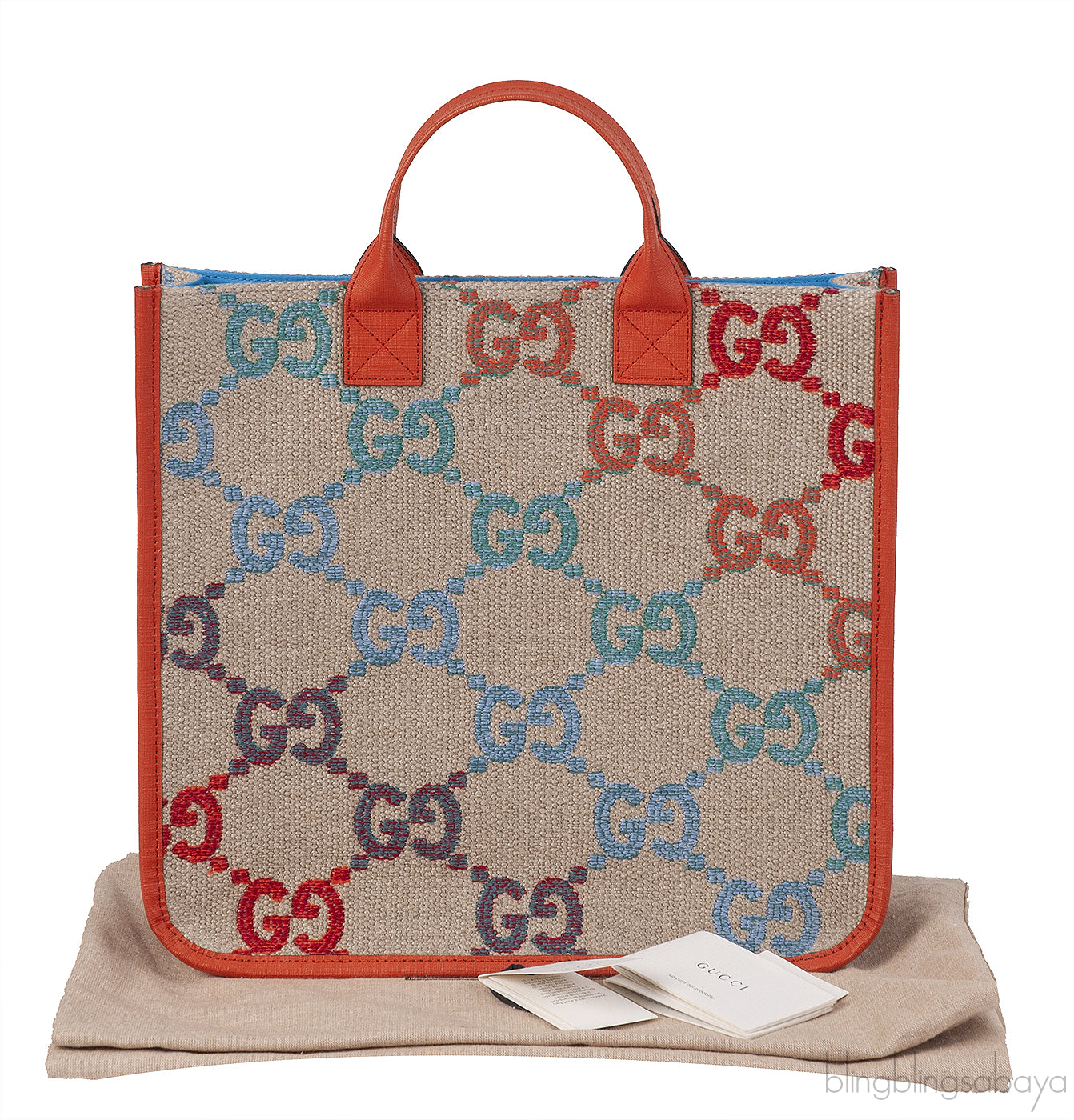 Gucci Multi-color GG Linen Kids Handbag
