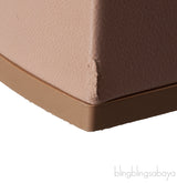 Nude Pointed Toe Leather Boots