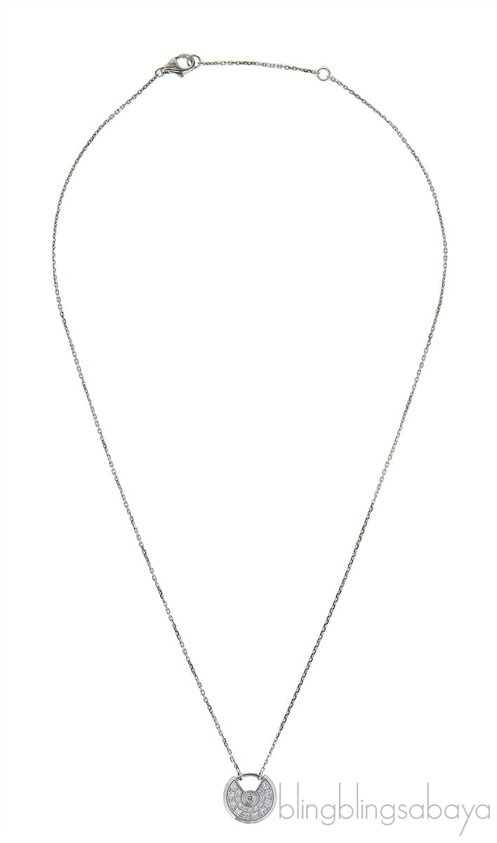 Amulette Pendant White Gold Diamond XS