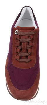Loro Piana My Wind Tri-color Cashmere Suede Leather Sneaker