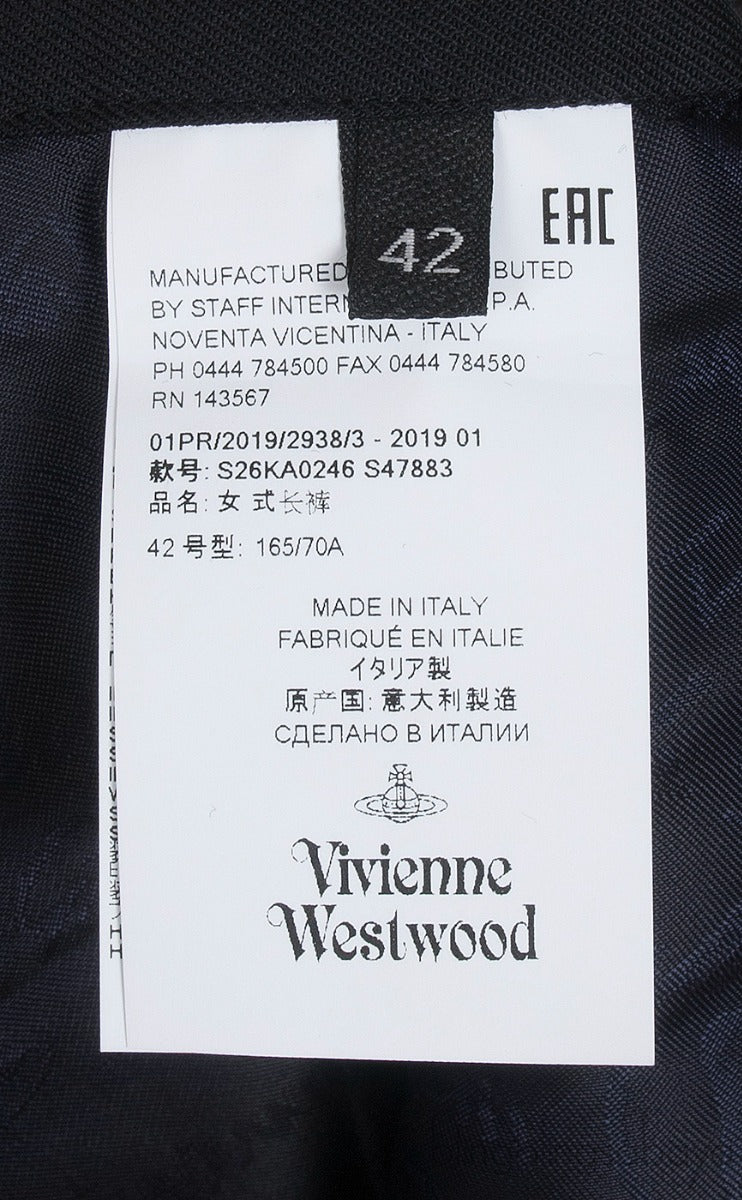 Wool Black Trouser