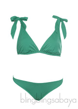 Green Elektra Top & Kissy Bikini Set