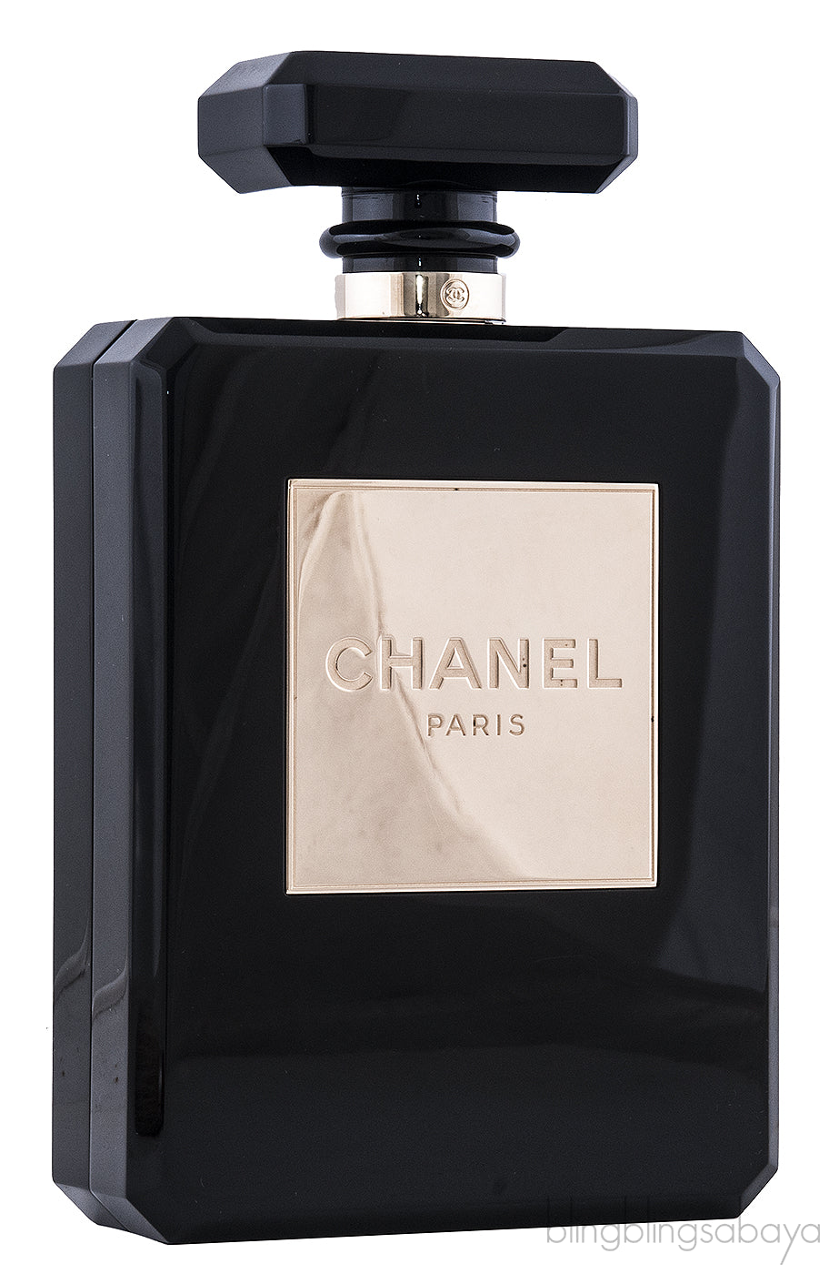 Black Plexiglass Perfume Bottle Bag