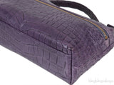 L19 Alligator Purple Pouch