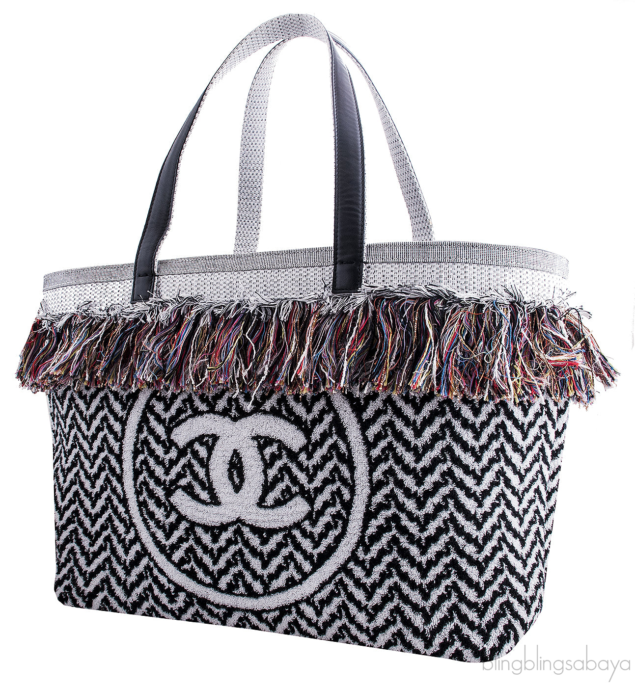 Large CC Beach Tote Bag