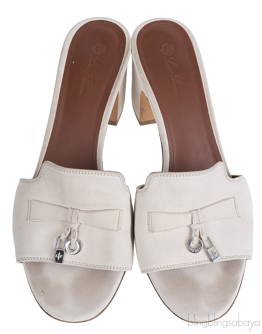 Loro Piana Powder Pearl Summer Charm Sandals