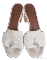 Loro Piana Powder Pearl Summer Charm Sandals