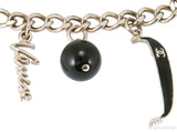 Sculpted Coco Chanel Charm Bracelet