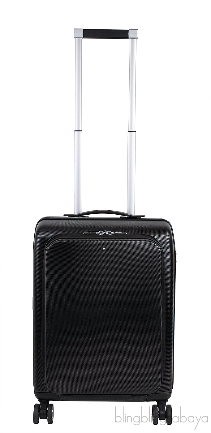 Montblanc Black Nightflight Trolley Luggage Bag