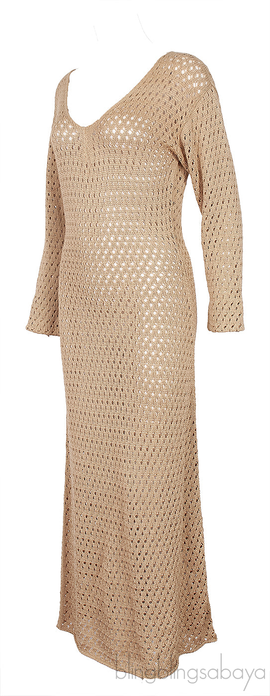 Winona Open-Knit Pima Cotton Dress