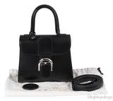 Delvaux Black Brilliant Mini Leather Tote
