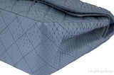 Gray Python Jumbo Double Flap Bag GHW
