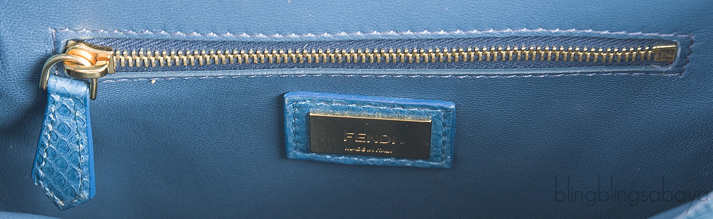 Blue Python Mini Peekaboo
