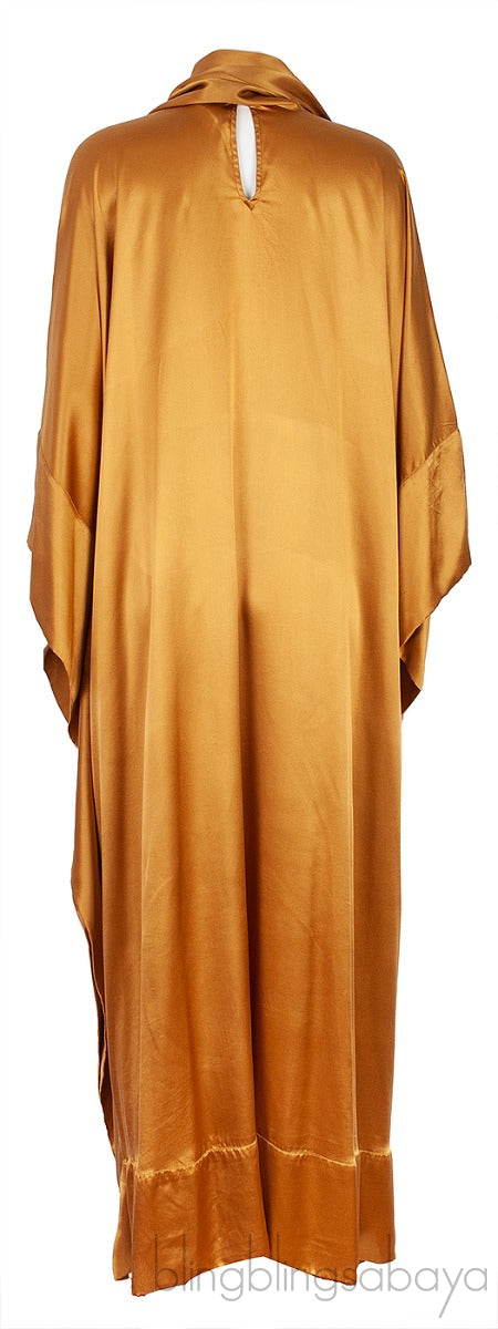 New Age Silk Kaftan Gown