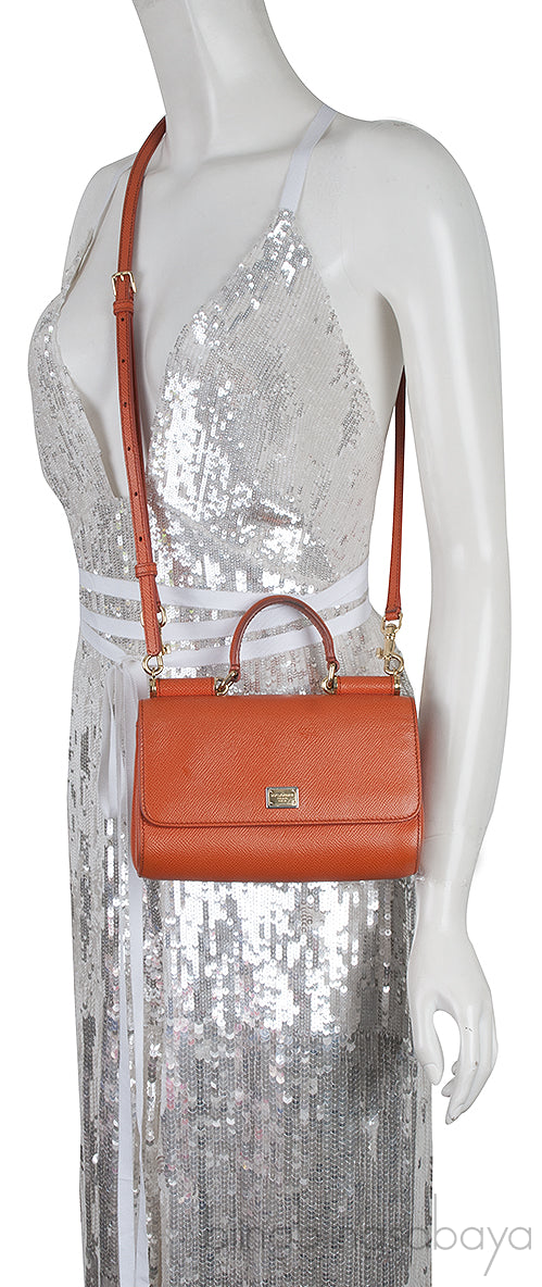 Orange Dauphine Mini Bag
