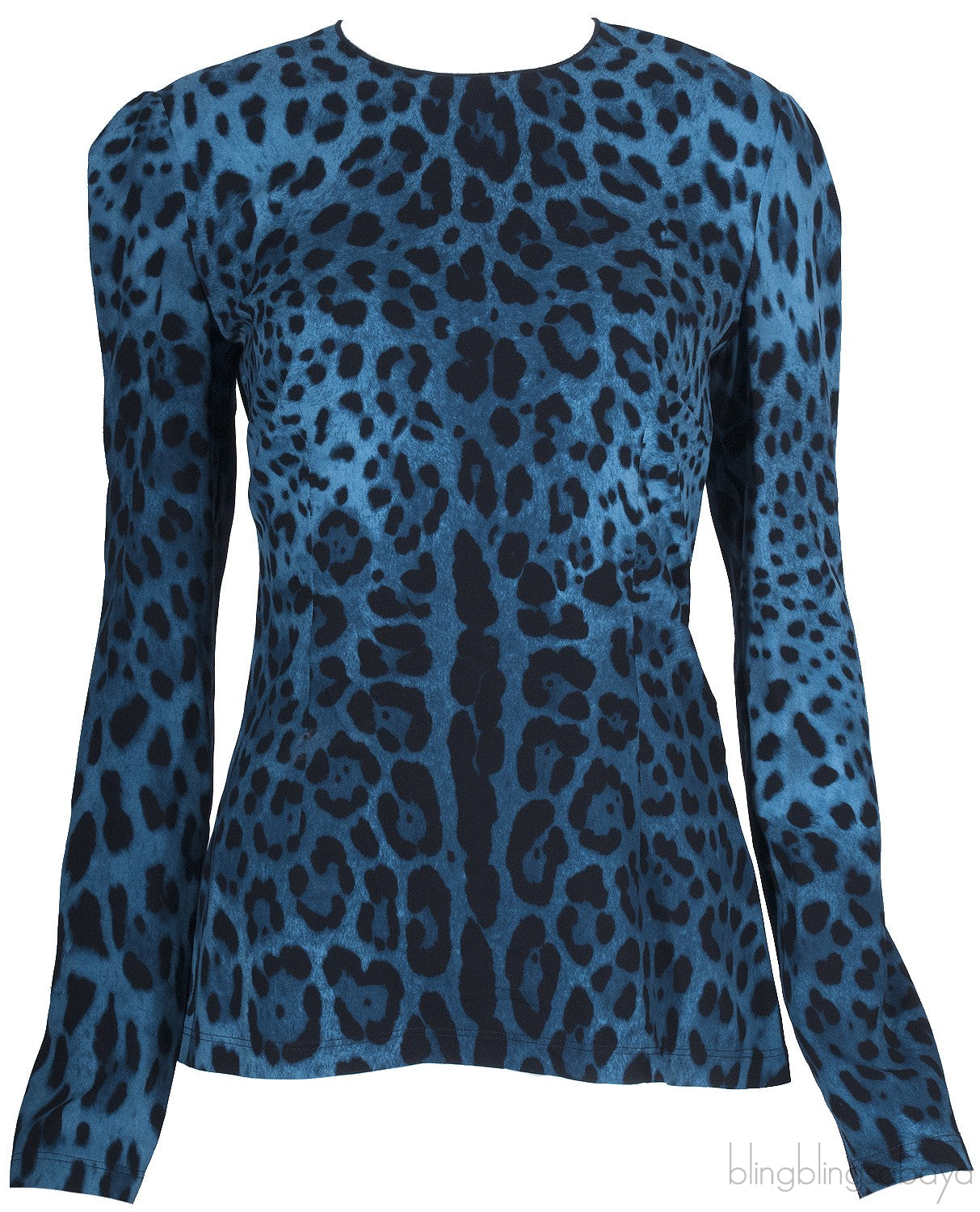 Leopard Print Silk Shirt