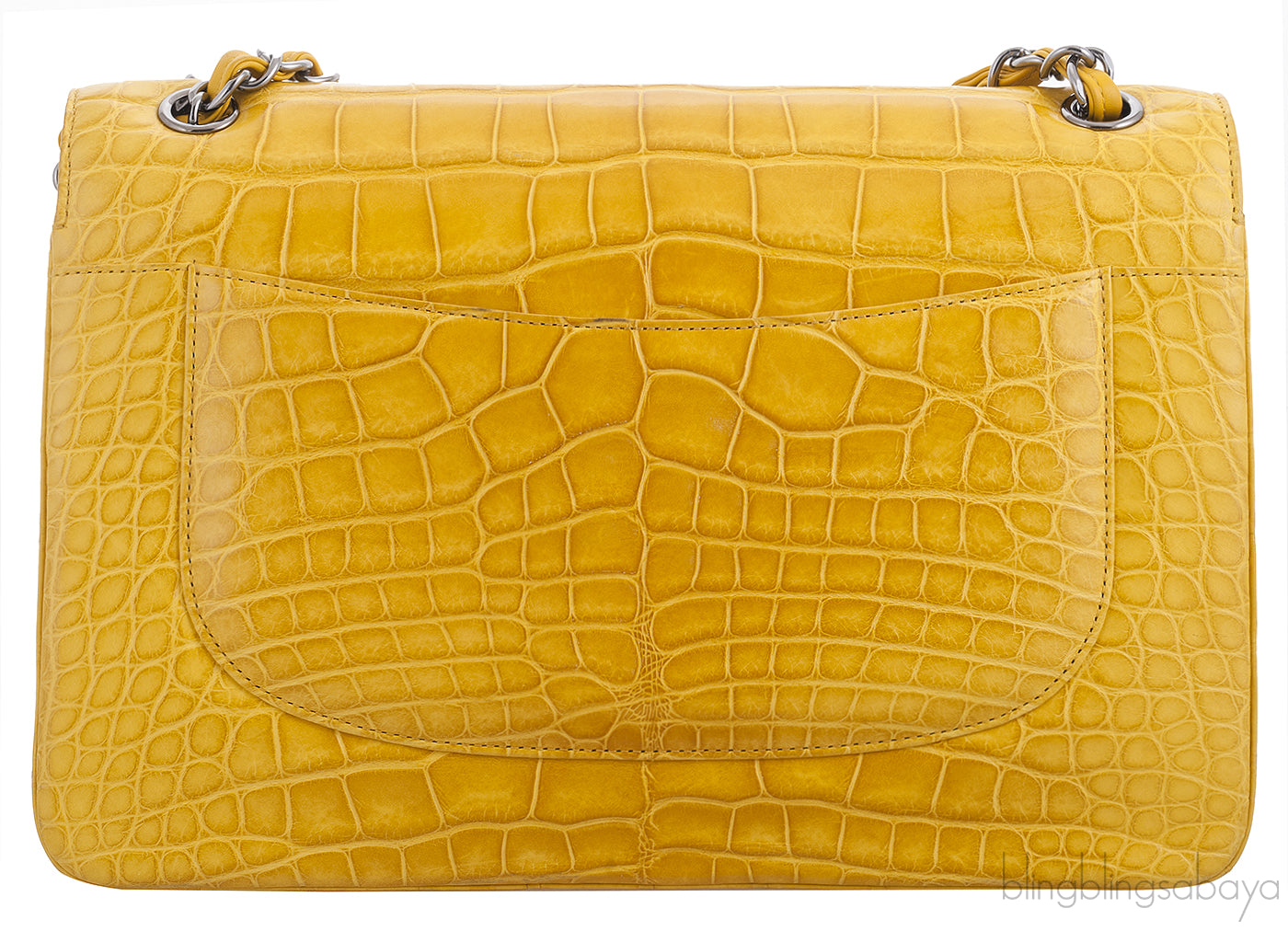 Yellow Crocodile Double Flap Jumbo