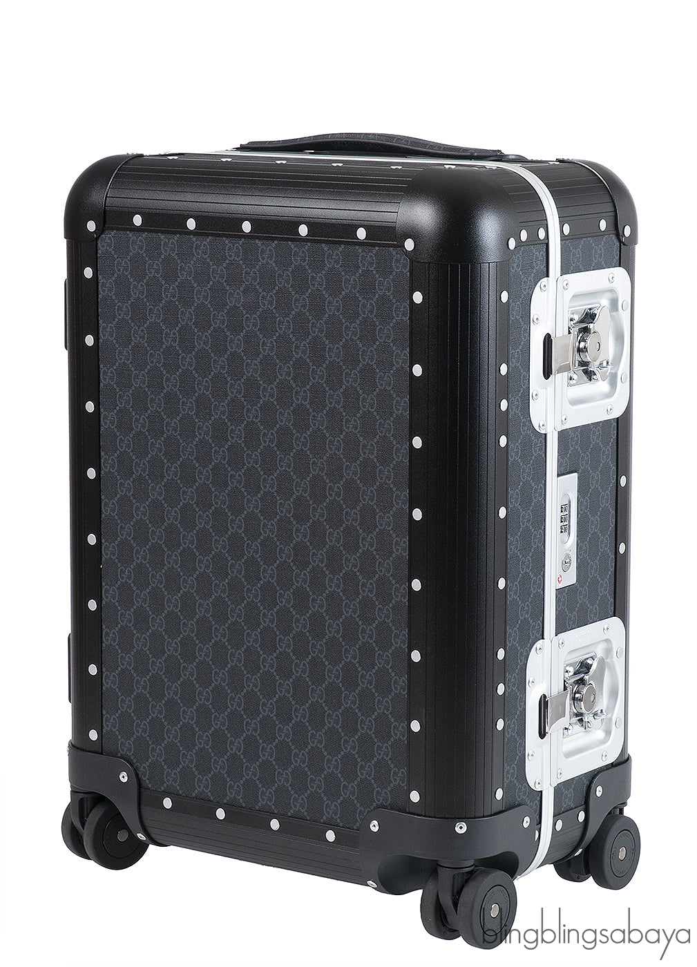 Gucci Black Supreme Porter Cabin Plus Trolley