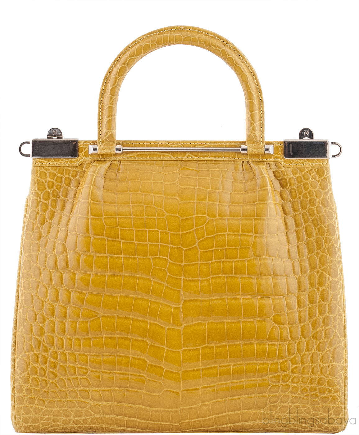Crocodile Raffles Handbag