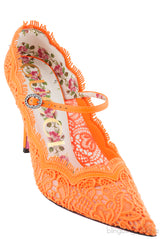 Gucci Corded Lace Virginia  Mary Jane Pumps