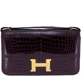 Constance Elan Crocodile Bordeaux