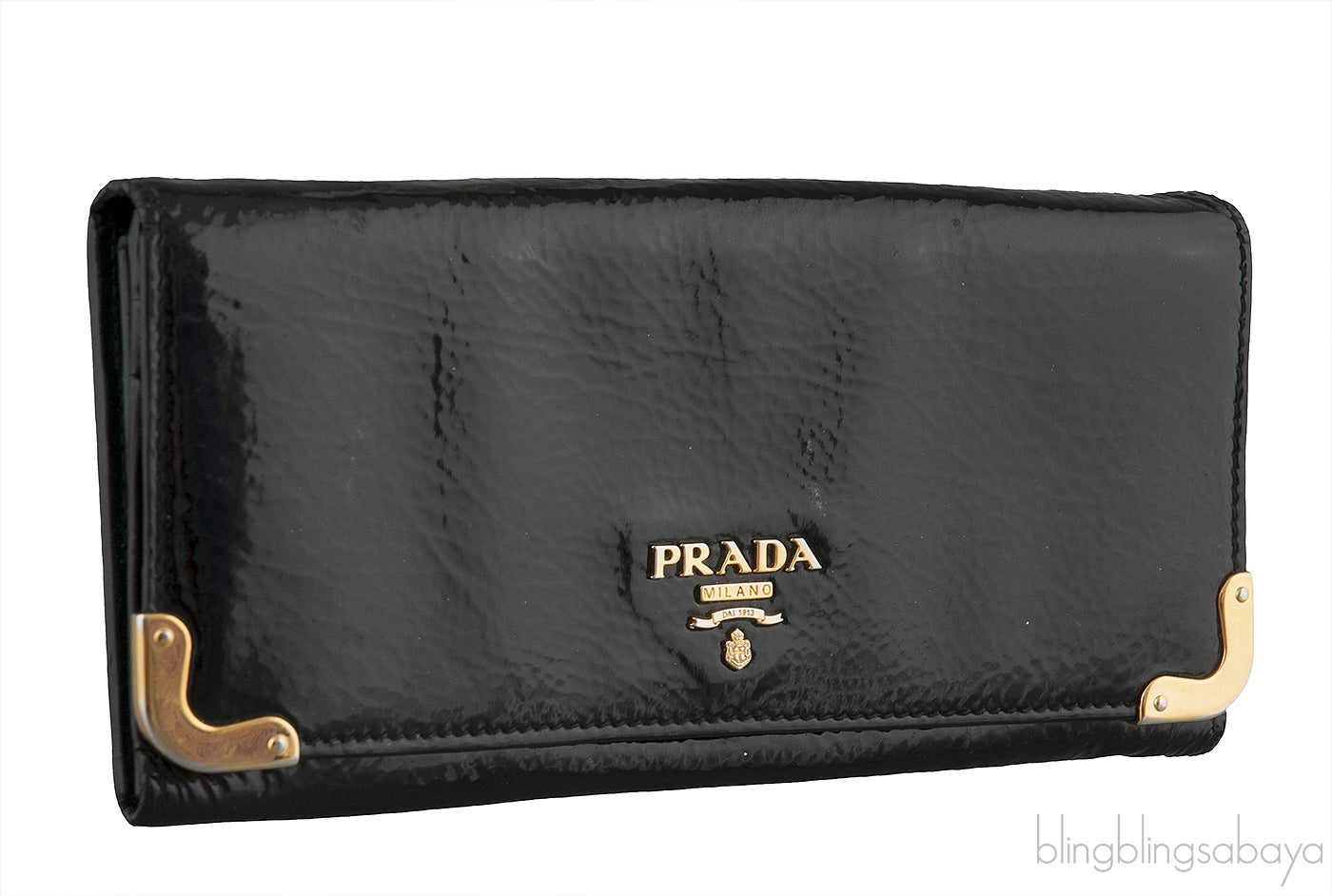 Black Patent Wallet