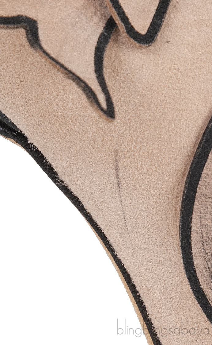 Coline Suede Floral Boots