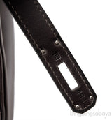 Birkin 35 Ebene Leather & Canvas