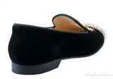 Intern Flat Velvet Spikes Loafer