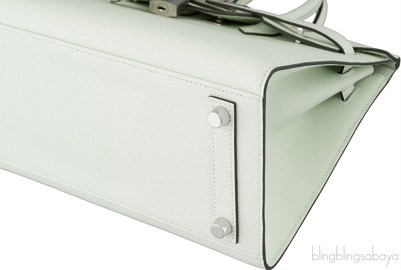 Birkin 25 Sellier Epsom Vert Fizz PHW