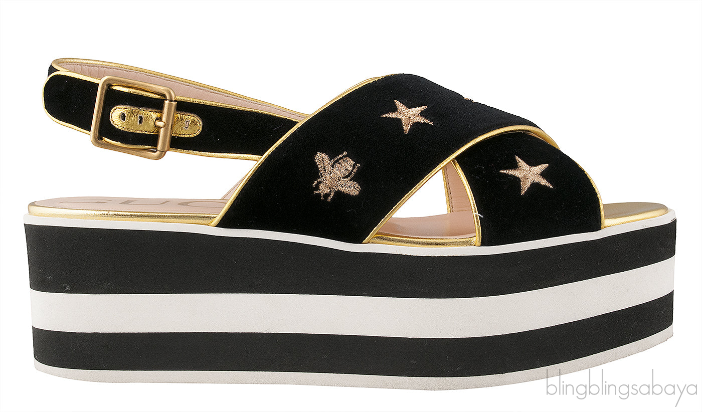 Peggy Star Bee Platform Sandals