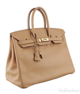 Birkin 35 Swift Camel GHW