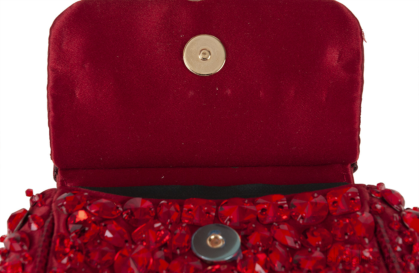 Micro Sicily Crystal-Embellished Cross-Body Bag