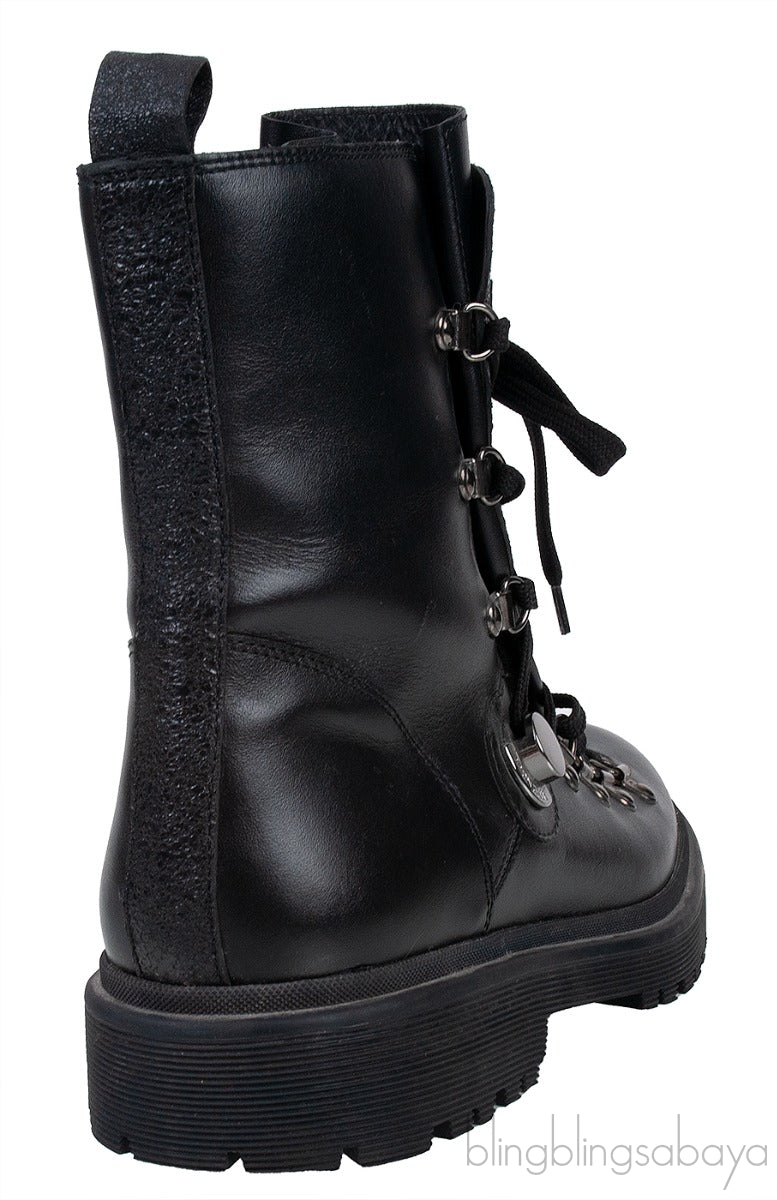 Black Berenice Combat Boots